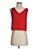 Aqua 100% Polyester Red Tank Top Size XS - photo 1