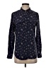 Equipment Floral Blue Long Sleeve Blouse Size XS - photo 1
