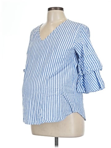 Planet Motherhood 3/4 Sleeve Blouse (view 1)