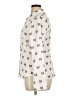 Assorted Brands 100% Polyester Print Ivory Long Sleeve Blouse Size XL - photo 5