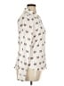 Assorted Brands 100% Polyester Print Ivory Long Sleeve Blouse Size XL - photo 4