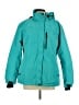 Assorted Brands 100% Polyester Solid Teal Snow Jacket Size M - photo 1