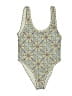 Bydee Tweed Yellow One Piece Swimsuit Size L - photo 1