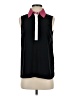 GOLDRAY 100% Polyester Color Block Black Sleeveless Blouse Size S - photo 1