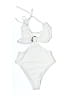 Shade & Shore Solid White One Piece Swimsuit Size XS - photo 1