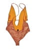 Assorted Brands Paisley Orange One Piece Swimsuit Size L - photo 2