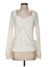 Belldini Ivory Long Sleeve Blouse Size M - photo 1