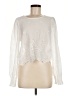 Shein 100% Polyester Ivory Long Sleeve Blouse Size 6 - photo 1