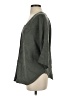 Vetta Gray 3/4 Sleeve Button-Down Shirt Size S - photo 5