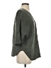 Vetta Gray 3/4 Sleeve Button-Down Shirt Size S - photo 4