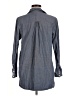 Andrea Jovine Blue Gray Long Sleeve Button-Down Shirt Size M - photo 2