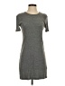 ALTERNATIVE Solid Gray Casual Dress Size S - photo 1