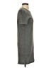 ALTERNATIVE Solid Gray Casual Dress Size S - photo 4