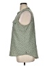 Croft & Barrow 100% Polyester Tweed Green Sleeveless Blouse Size XL - photo 5