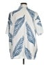 Shein Curve 100% Polyester Tropical Blue White Cardigan Size 16 Plus (2) - photo 2