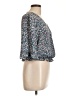 Sienna Sky 100% Polyester Blue 3/4 Sleeve Blouse Size M - photo 4