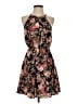 Blue Rain Floral Black Cocktail Dress Size S - photo 1