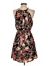 Blue Rain Floral Black Cocktail Dress Size S - photo 2