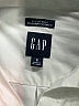 Gap 100% Cotton Ivory Long Sleeve Button-Down Shirt Size S - photo 7