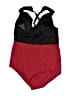 Torrid Color Block Red One Piece Swimsuit Size 2X Plus (2) - photo 2