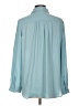 Ann Taylor Teal Long Sleeve Blouse Size L - photo 2