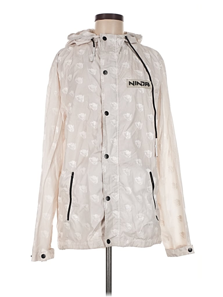 Pre-owned Assorted Brands Windbreaker Jacket In White