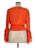 Ashley Stewart 100% Polyester Orange 3/4 Sleeve Top Size 14 Plus - photo 2