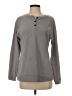Ofeefan Gray Long Sleeve Top Size S - photo 1