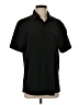 Classic Collection Solid Black Short Sleeve Button-Down Shirt Size S - photo 1