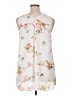 14th & Union 100% Polyester Floral White Sleeveless Blouse Size XL - photo 2