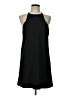 Silence and Noise Solid Black Cocktail Dress Size L - photo 1