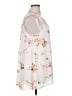 14th & Union 100% Polyester Floral White Sleeveless Blouse Size XL - photo 4