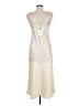 Audrey 3+1 100% Polyester Ivory Cocktail Dress Size M - photo 2