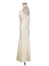 Audrey 3+1 100% Polyester Ivory Cocktail Dress Size M - photo 5