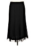 MSK 100% Polyester Solid Black Formal Skirt Size L - photo 1