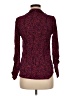 Splendid 100% Rayon Polka Dots Burgundy Long Sleeve Blouse Size M - photo 2