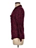 Splendid 100% Rayon Polka Dots Burgundy Long Sleeve Blouse Size M - photo 5