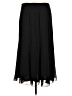 MSK 100% Polyester Solid Black Formal Skirt Size L - photo 2