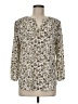 Unbranded Animal Print Ivory 3/4 Sleeve Blouse One size - photo 1