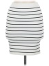 Comme Moi 100% Polyester Stripes White Casual Skirt Size M - photo 1