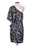 Collective Concepts 100% Polyester Print Blue Casual Dress Size S - photo 2