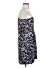 Collective Concepts 100% Polyester Print Blue Casual Dress Size S - photo 4