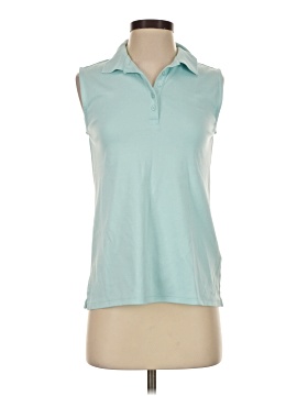 Lands' End Sleeveless Button Down Shirt