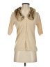 J. McLaughlin 100% Merino Tan Wool Cardigan Size S - photo 1