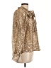 Bailey 44 Snake Print Animal Print Tan Long Sleeve Blouse Size EU 44 / US 14 - photo 4