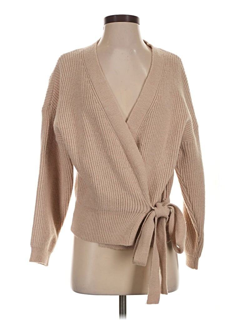 Pre-owned Petal And Pup Cardigan Sweater In Tan