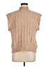Cupcakes & Cashmere Stripes Pink Tan Sweater Vest Size M - photo 1