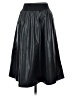 Assorted Brands Solid Black Faux Leather Skirt Size S - photo 1