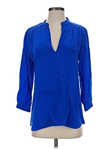 Amanda Uprichard 3/4 Sleeve Silk Top (view 1)