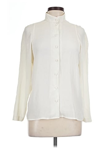Oscar by Oscar De La Renta Long Sleeve Blouse (view 1)